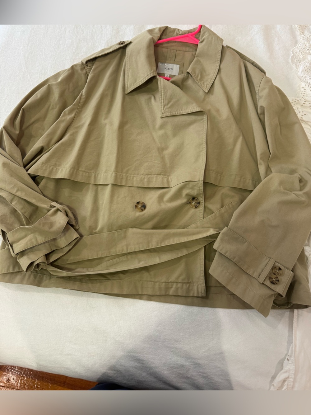 The Liz Cropped Trench Coat